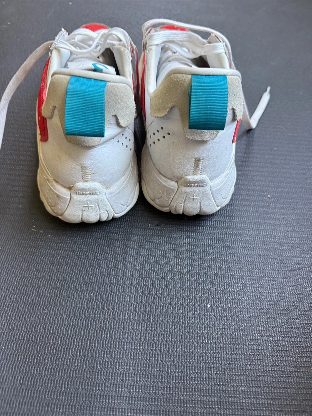 Jordan Kids Red and White Low-Top Sneakers